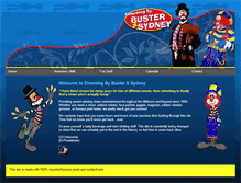 Tablet Screenshot of clowningbybuster.com